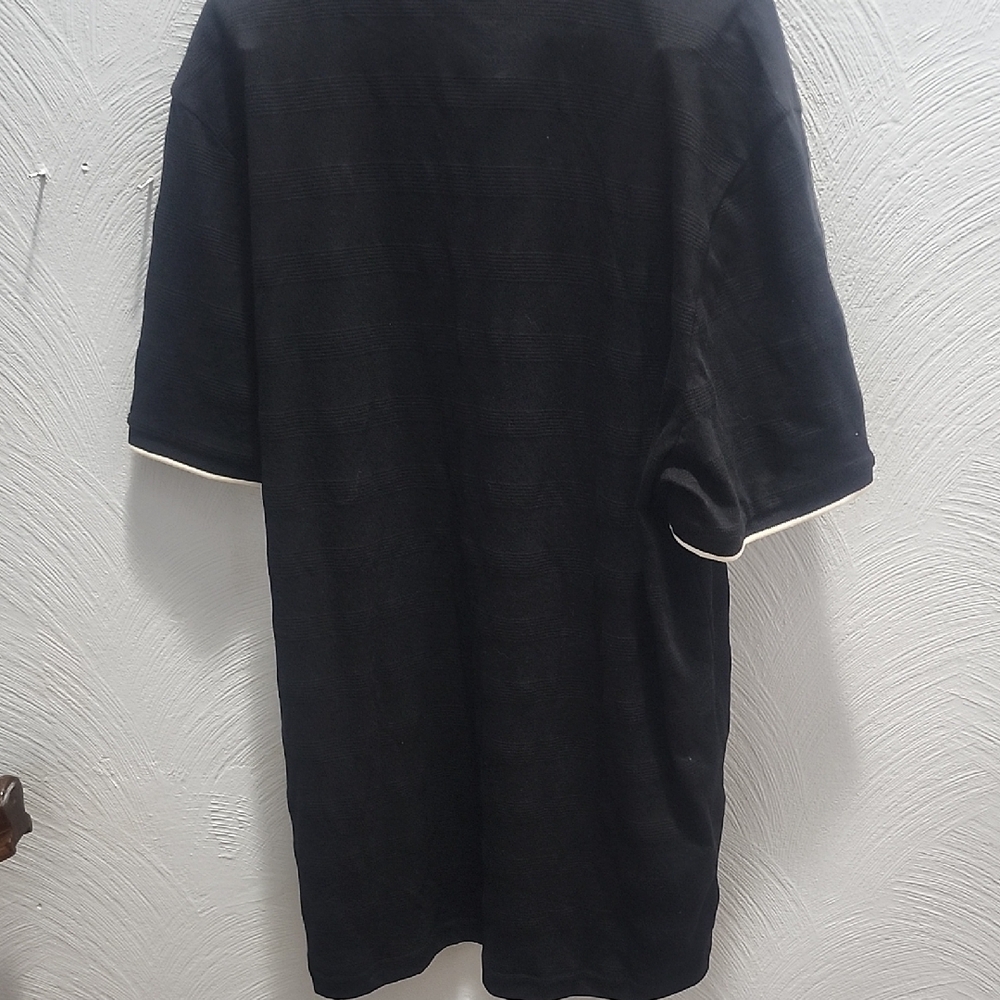 Michael Kors Black Polo Shirt with White Trim - Picture 6 of 6